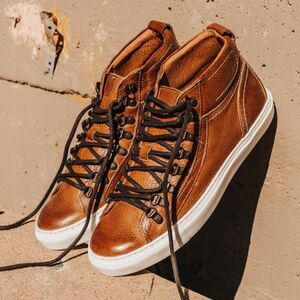 Freebird Men’s Shelby leather shoe in cognac size 8 NWOB